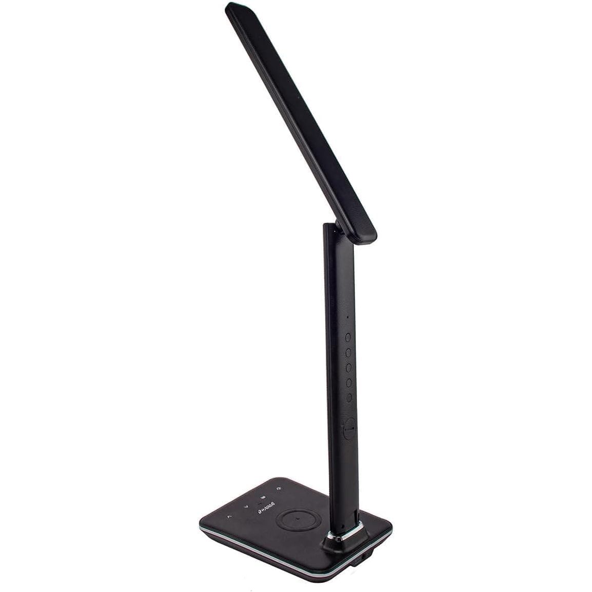 Buy groov-e,Groov-e Ares Desk LED Lamp with Wireless Charging Pad & Clock - Black - Gadcet UK | UK | London | Scotland | Wales| Near Me | Cheap | Pay In 3 | Lamps