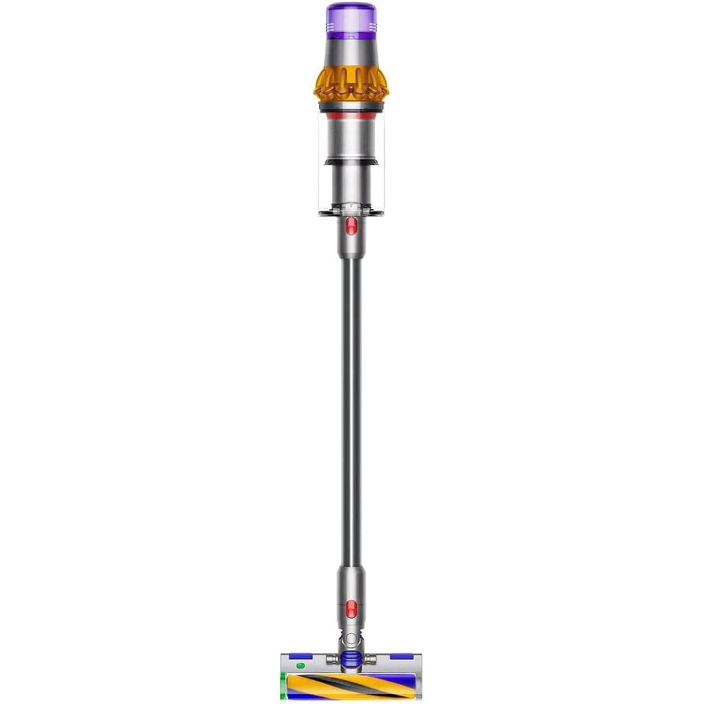 Buy Dyson,DYSON V15 Detect Absolute Cordless Vacuum Cleaner - Yellow & Nickel - Gadcet UK | UK | London | Scotland | Wales| Near Me | Cheap | Pay In 3 | Vacuums