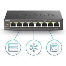 Buy D LINK,D-Link DGS-1008P 8-Port Gigabit Unmanaged PoE+ Network Switch – 4 PoE Ports, 60W Power Budget, Plug & Play, Metal Case - Gadcet UK | UK | London | Scotland | Wales| Near Me | Cheap | Pay In 3 | Power Over Ethernet Switches