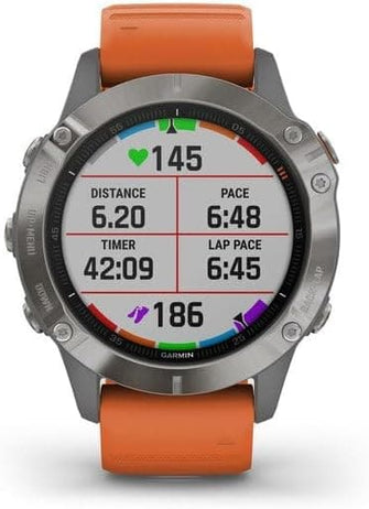 Buy Garmin,Garmin Fenix 6 Sapphire Multisport GPS Watch - Titanium - Gadcet UK | UK | London | Scotland | Wales| Ireland | Near Me | Cheap | Pay In 3 | Watches