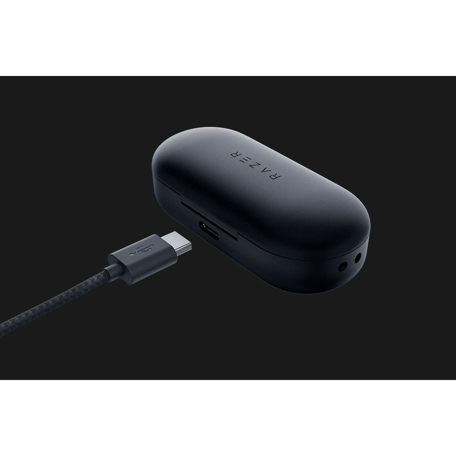 Buy Razer,Razer Hammerhead True Wireless - Wireless Earbuds (In-Ear Earphones, Ultra-Low Latency, Water-Repellent, 13 mm Driver, Touch Support, Bluetooth 5.0, Voice Control, Charging Case) Black - Gadcet UK | UK | London | Scotland | Wales| Near Me | Cheap | Pay In 3 | Headphones & Headsets