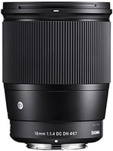 Sigma 16mm F1.4 DC DN Contemporary Lens for Canon EF-M – Wide-Angle Autofocus Prime Lens