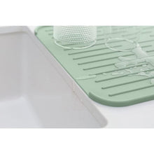 Buy Gadcet UK,Brabantia - Sinkside Silicone Dish Drying Mat with Rim - Kitchen Accessory - Dishwasher Safe - Foldable - Easy to Clean - Sink Mat for Airdrying Washing Up - Rack Drainer - Jade Green - 33 x 44 x 1 cm - Gadcet UK | UK | London | Scotland | Wales| Ireland | Near Me | Cheap | Pay In 3 | Kitchen & Dining