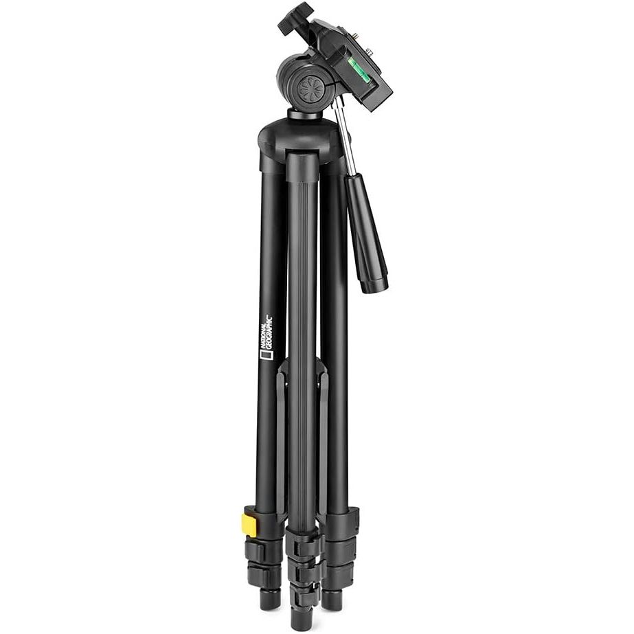 Buy National Geographic,National Geographic Small Phototripod Kit with Carrying Bag, 3-Way Head, Quick Release, 4-Section Legs, 1kg Load, Aluminium - Black - Gadcet UK | UK | London | Scotland | Wales| Near Me | Cheap | Pay In 3 | Tripods & Monopods