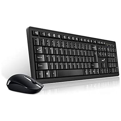 Buy Genius,Genius Smart KM-8200 Wireless Keyboard and Mouse Combo - Black - Gadcet.com | UK | London | Scotland | Wales| Ireland | Near Me | Cheap | Pay In 3 | Computer Accessories