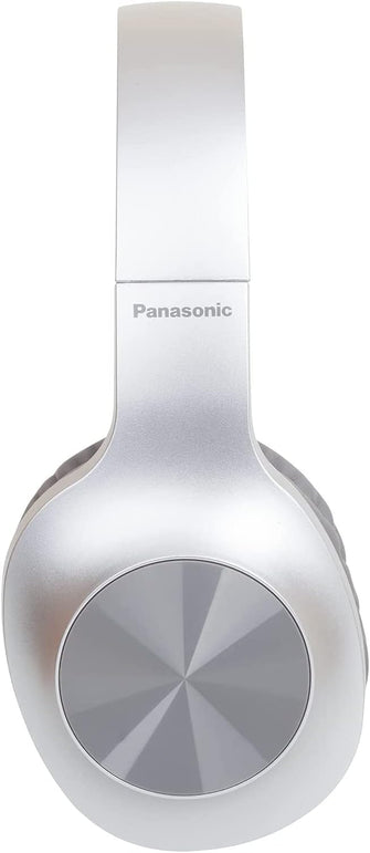 Buy Panasonic,Panasonic RB-HX220BDES Wireless Headphones, Over Ear Earphones With Ergonomic Fit, Extra Bass, Up to 23 Hours Playtime, Fast & Easy Connection and Folding Design, Silver - Gadcet UK | UK | London | Scotland | Wales| Near Me | Cheap | Pay In 3 | Headphones & Headsets