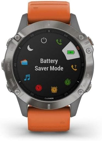 Buy Garmin,Garmin Fenix 6 Sapphire Multisport GPS Watch - Titanium - Gadcet UK | UK | London | Scotland | Wales| Ireland | Near Me | Cheap | Pay In 3 | Watches