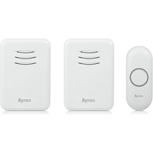 Buy Byron,Byron Wireless Doorbell Set Twin Pack - Portable & Plug-In, 150m Range, 16 Melodies, White - Gadcet UK | UK | London | Scotland | Wales| Near Me | Cheap | Pay In 3 | Electronics
