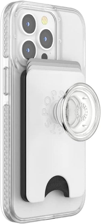 Buy PopSockets,PopSockets Card Holder For Magsafe - Clear White - Gadcet UK | UK | London | Scotland | Wales| Ireland | Near Me | Cheap | Pay In 3 | Mobile Phone Accessories