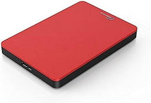 Sonnics 1TB External Portable Hard Drive - Red