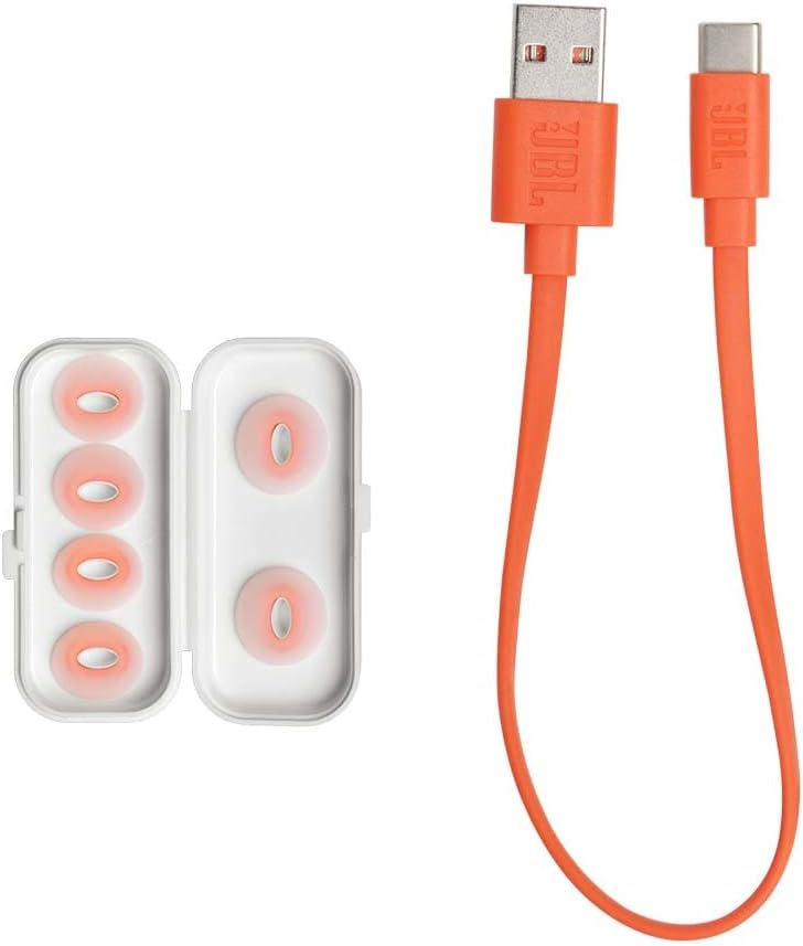 JBL Tune Flex In-Ear Bluetooth Headphones, Water-Resistant Noise-Cancelling Earphones with 32 Hours of Battery Life, White
