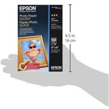 Buy EPSON,Epson C13S042548 Glossy Photo Paper – Pack of 100, 10 x 15 cm, White - Gadcet UK | UK | London | Scotland | Wales| Near Me | Cheap | Pay In 3 | Printer & Copier Paper