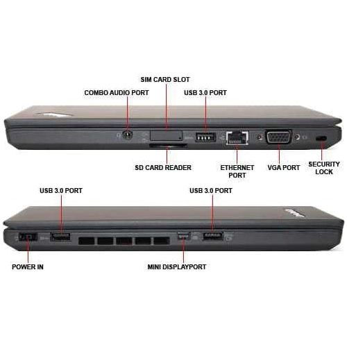 Buy Lenovo,Lenovo ThinkPad T450 14.1-inch i5-4300U - 16GB - 512GB SSD - Black - Gadcet UK | UK | London | Scotland | Wales| Ireland | Near Me | Cheap | Pay In 3 | Laptops
