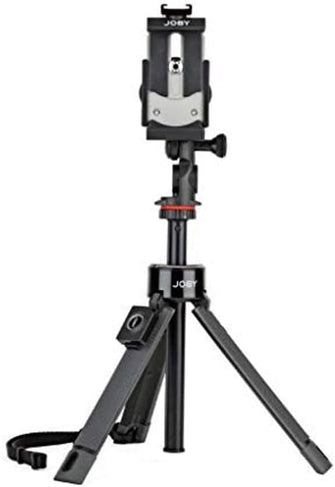 Joby GripTight Pro TelePod JB01534-BWW - Versatile Tripod/Monopod/Selfie Stick with Bluetooth Remote for Smartphones, Action Cameras & Cameras - 1kg Capacity, 360° Ballhead, 1/4" Mount - 4