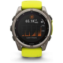 Buy Garmin,Garmin Fenix 8 – 51mm Solar, Sapphire Titanium GPS Watch with Amp Yellow/Graphite Silicone Band - Gadcet UK | UK | London | Scotland | Wales| Near Me | Cheap | Pay In 3 | Smart Watches