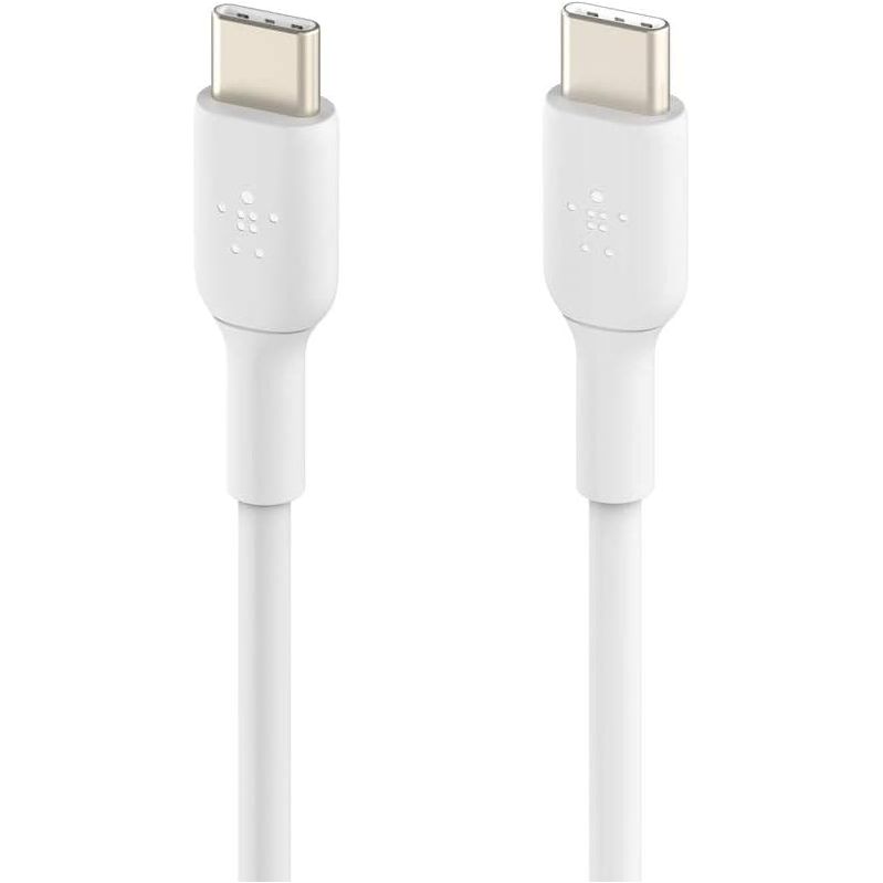 Buy Belkin,Belkin BoostCharge USB-C to USB-C fast charger cable, USB type C charger cable fast charging for iPhone 15, Samsung Galaxy S24, Google Pixel, iPad, MacBook, Nintendo Switch and more - 1m, 2pack, White - Gadcet UK | UK | London | Scotland | Wales| Near Me | Cheap | Pay In 3 | Electronics Accessories