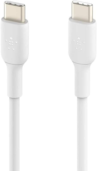 Buy Belkin,Belkin BoostCharge USB-C to USB-C fast charger cable, USB type C charger cable fast charging for iPhone 15, Samsung Galaxy S24, Google Pixel, iPad, MacBook, Nintendo Switch and more - 1m, 2pack, White - Gadcet UK | UK | London | Scotland | Wales| Near Me | Cheap | Pay In 3 | Electronics Accessories