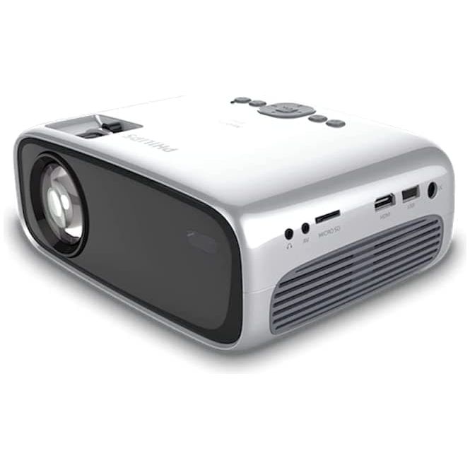 Buy Philips,Philips Home Projector NeoPix Easy Silver - Gadcet.com | UK | London | Scotland | Wales| Ireland | Near Me | Cheap | Pay In 3 | Projectors