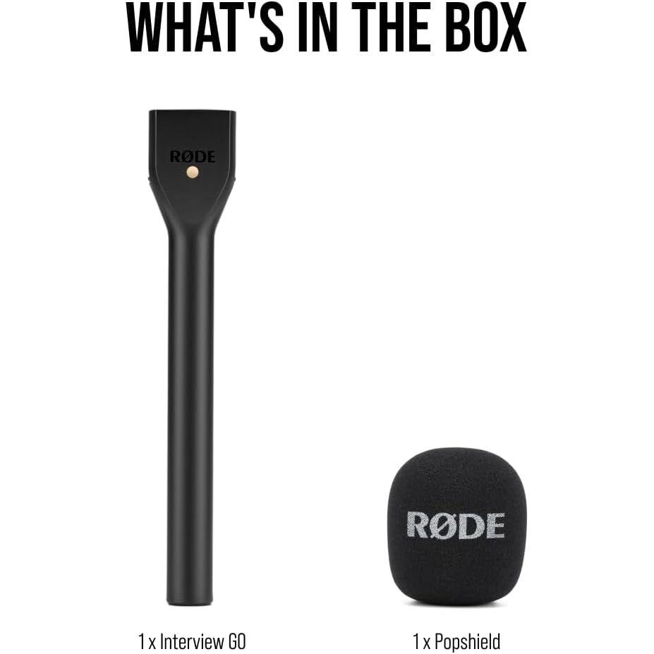 Buy RØDE,RØDE Interview GO Handheld Adapter for Wireless GO Microphone System - Gadcet UK | UK | London | Scotland | Wales| Near Me | Cheap | Pay In 3 | Microphone Accessories