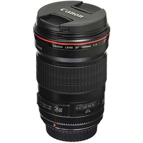 Canon EF 135mm f/2L USM Black Telephoto Lens