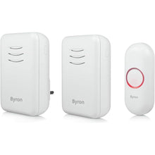Buy Byron,Byron Wireless Doorbell Set Twin Pack - Portable & Plug-In, 150m Range, 16 Melodies, White - Gadcet UK | UK | London | Scotland | Wales| Near Me | Cheap | Pay In 3 | Electronics