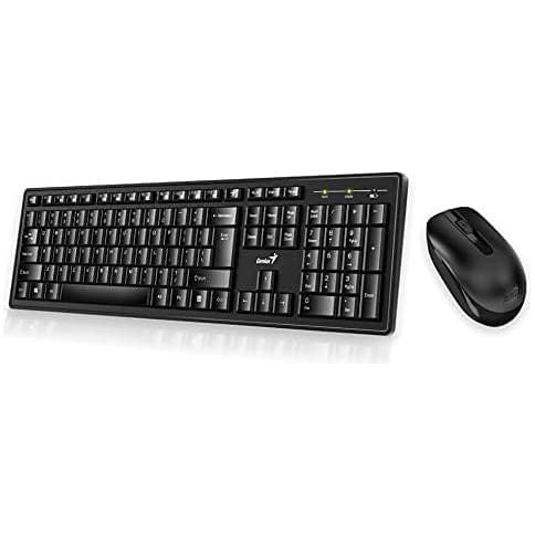 Buy Genius,Genius Smart KM-8200 Wireless Keyboard and Mouse Combo - Black - Gadcet.com | UK | London | Scotland | Wales| Ireland | Near Me | Cheap | Pay In 3 | Computer Accessories