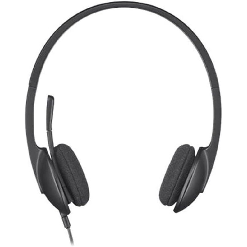 Buy Logitech,Logitech H340 USB Wired Headset with Noise-Cancelling Microphone, Stereo Sound - PC/Mac/Laptop, Black - Gadcet UK | UK | London | Scotland | Wales| Near Me | Cheap | Pay In 3 | Headphones & Headsets
