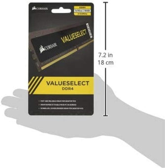 Buy ‎Corsair,Corsair CMV16GX4M1A2133C15 Value Select 16 GB (1 x 16 GB) DDR4 2133 MHz CL15 Mainstream Desktop Memory Module - Black - Gadcet UK | UK | London | Scotland | Wales| Ireland | Near Me | Cheap | Pay In 3 | Computer Components