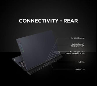 Lenovo Legion 5 15.6" Gaming Laptop Ryzen 7 5800H, 8GB RAM, 512GB SSD, RTX 3060, Windows 11, Black – High-Performance Gaming Notebook