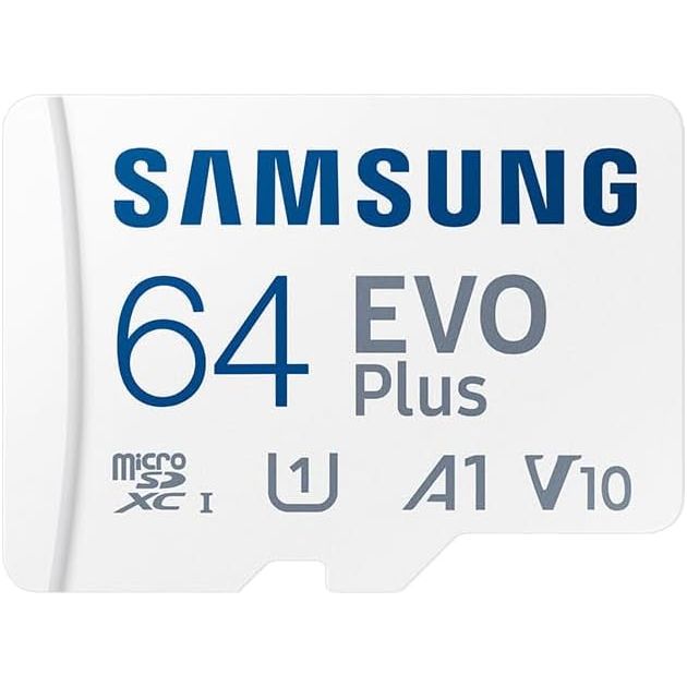 Buy SAMSUNG,Samsung EVO Plus 64GB 4K Ready MicroSDXC Card UHS-I U1 with SD Adapter - Gadcet UK | UK | London | Scotland | Wales| Near Me | Cheap | Pay In 3 | Flash Memory Cards