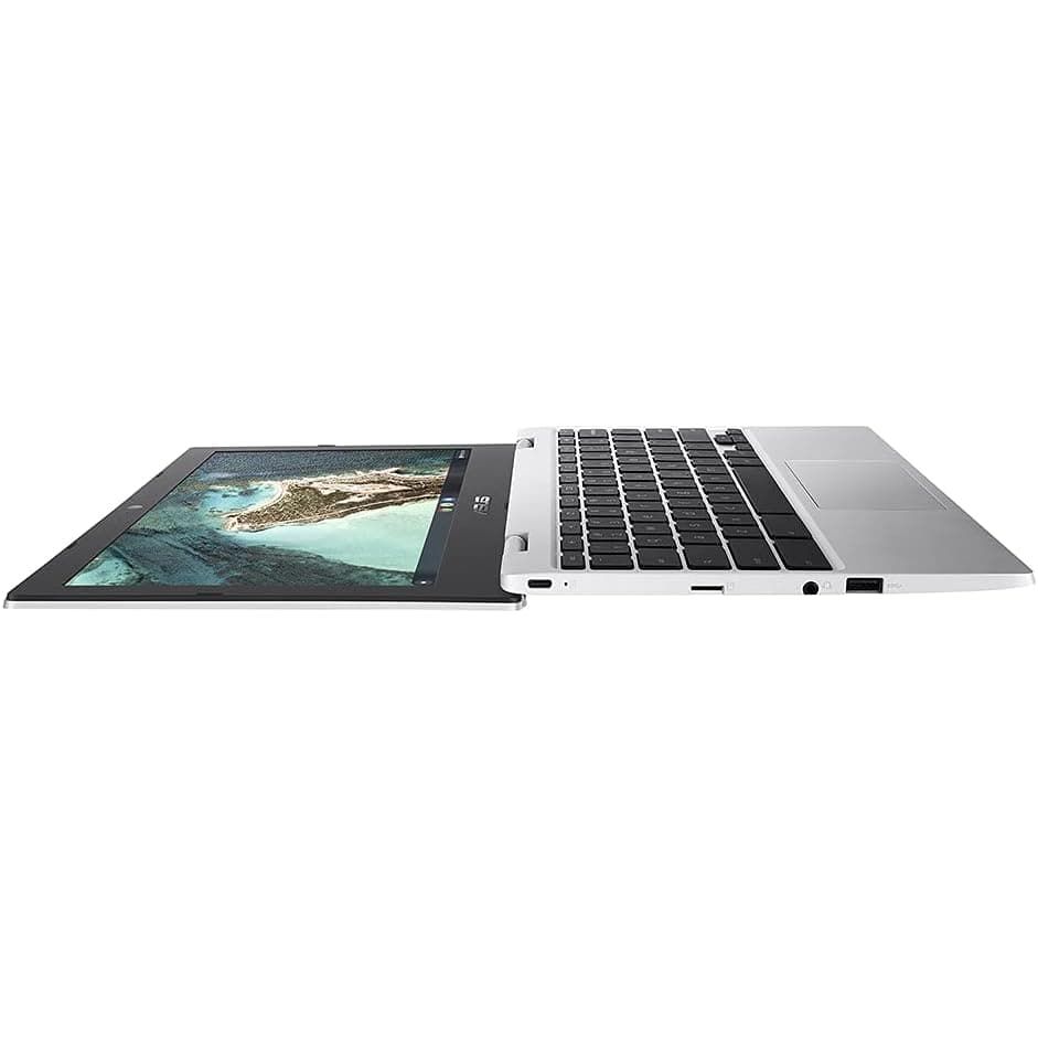 Buy ASUS,ASUS Chromebook CX1100 11.6" Laptop (Intel Celeron Processor, 4GB RAM, 64GB eMMC, Chrome OS), Silver - Gadcet.com | UK | London | Scotland | Wales| Ireland | Near Me | Cheap | Pay In 3 | Laptops