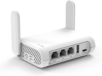 Buy GL.iNet,GL.iNet GL-SFT1200 (Opal) Secure Travel WiFi Router – AC1200 Dual Band Gigabit Ethernet Wireless Internet Router | IPv6 | USB 2.0 | MU-MIMO | DDR3 |128MB Ram | Repeater Bridge | Access Point Mode - Gadcet UK | UK | London | Scotland | Wales| Near Me | Cheap | Pay In 3 | Network Cards & Adapters