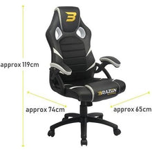 Buy BraZen Puma,Puma Ergonomic Gaming Chair for Adults – PC/Office Computer Chair with High-Back Support – Black & Green - Gadcet UK | UK | London | Scotland | Wales| Near Me | Cheap | Pay In 3 | Office Equipment