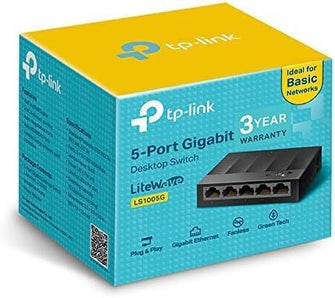 Buy TP-Link,TP-Link LS1005G 5-Port Gigabit Ethernet Switch – Desktop/Wall-Mount Network Hub, Plug & Play, Plastic Case - Gadcet UK | UK | London | Scotland | Wales| Near Me | Cheap | Pay In 3 | Network Cards & Adapters
