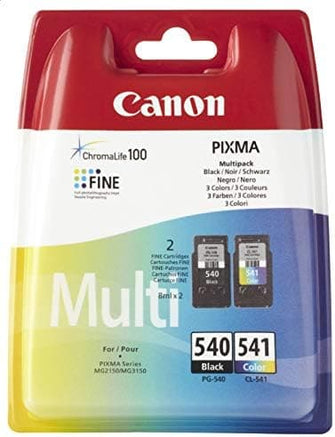 Buy Canon,Canon PG-540 + CL-541 Multipack Ink Cartridges Black/Colour (Cyan/Magenta/Yellow) for PIXMA MG2250, MG3150, MG3250, MG3510, MG3550, MG4250, MX395, MX455, MX475, MX525, MX535 - Gadcet UK | UK | London | Scotland | Wales| Ireland | Near Me | Cheap | Pay In 3 | Toner & Inkjet Cartridge Refills