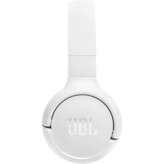 JBL Tune 520BT Wireless On-Ear Headphones – Pure Bass, Bluetooth 5.3, 57H Battery, White