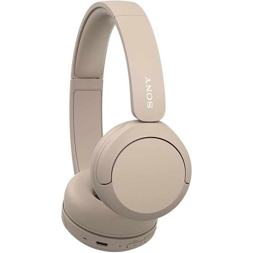Buy Sony,Sony WH-CH520 Wireless Bluetooth Headphones - up to 50 Hours Battery Life with Quick Charge, On-ear style - Beige - Gadcet UK | UK | London | Scotland | Wales| Near Me | Cheap | Pay In 3 | Headphones & Headsets