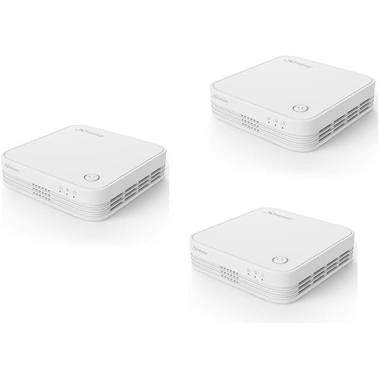 Buy Strong,STRONG ATRIA AC1200 Whole Home Mesh Wi-Fi System (3 Pack) - Up to 5,000 sq.ft Coverage, 3 Gigabit Ports per Node, App Control, Guest Network, Parental Controls, Easy Setup - Gadcet UK | UK | London | Scotland | Wales| Near Me | Cheap | Pay In 3 | Network Cards & Adapters
