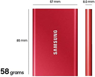 Buy Samsung,SAMSUNG T7 Portable SSD 500GB - Up to 1050MB/s - USB 3.2 External Solid State Drive, Blue - Gadcet UK | UK | London | Scotland | Wales| Ireland | Near Me | Cheap | Pay In 3 | External hard drives
