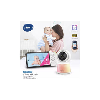 VTECH RM5755HD 5" LCD Screen Smart Video Baby Monitor - White - 4
