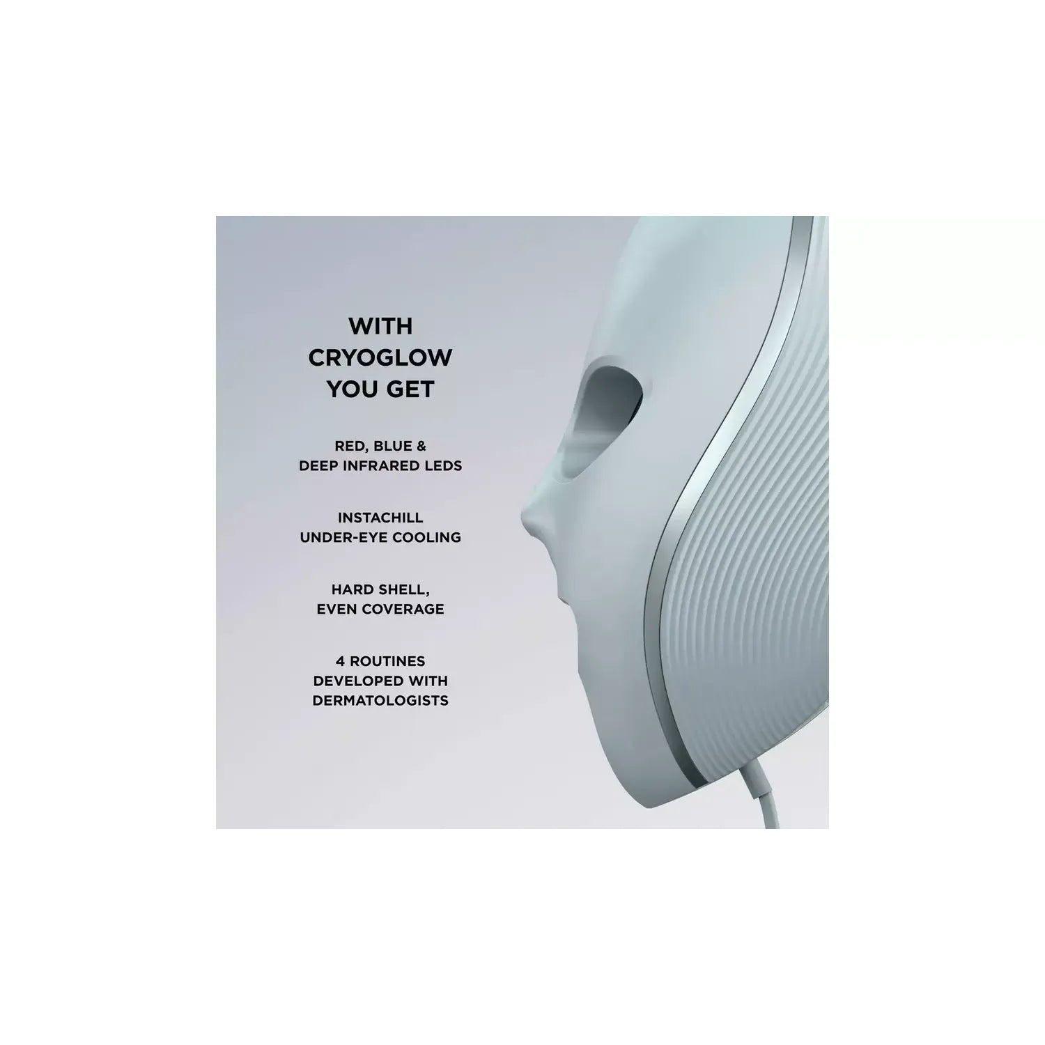 Buy Ecat Tech Ltd,Shark CryoGlow Under-Eye Cooling LED Face Mask Lilac - Gadcet UK | UK | London | Scotland | Wales| Near Me | Cheap | Pay In 3 | Skin Care Tools