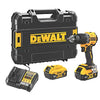 DeWalt Combi Drill Cordless 18V 2x5.0Ah Li-Ion DCD789P2T-GB Brushless Compact