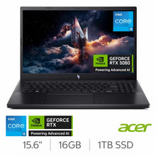 Buy Acer,Acer Nitro V15 15.6" Full HD Gaming Laptop – Intel Core i5-13420H, 16GB RAM, 1TB SSD, NVIDIA GeForce RTX 5060 8GB, Windows 11 – Black - Gadcet UK | UK | London | Scotland | Wales| Near Me | Cheap | Pay In 3 | Gaming Computers