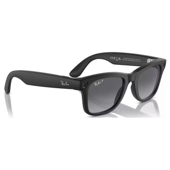 Buy Ray-Ban,Ray-Ban Meta Wayfarer L Matte Black, Polar Gradient Graphite - Gadcet UK | UK | London | Scotland | Wales| Near Me | Cheap | Pay In 3 | Smart Glasses