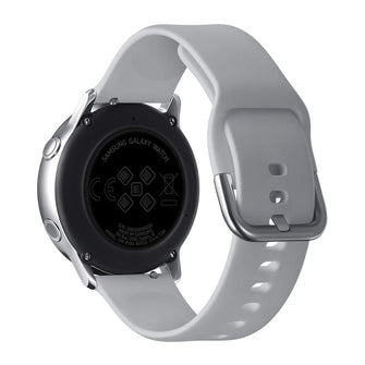 Buy Samsung,Samsung Galaxy Active 1.1'' 40mm Smartwatch - Silver - Gadcet.com | UK | London | Scotland | Wales| Ireland | Near Me | Cheap | Pay In 3 | smart watch