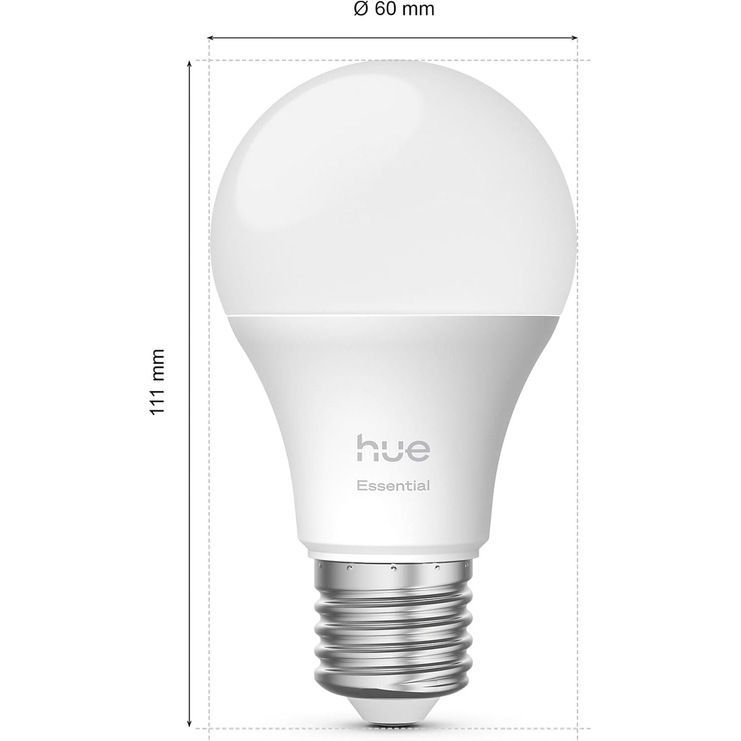 Buy PHILIPS,Philips Hue Essential Smart LED A60 Bulb – White & Colour Ambiance, E27 Base, 8W, 806 Lumens, Dimmable – 4 Pack - Gadcet UK | UK | London | Scotland | Wales| Near Me | Cheap | Pay In 3 | LED Light Bulbs