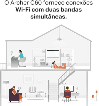 TP-Link,TP-LINK ROUTEUR ARCHER C60 - Blanc - Gadcet.com