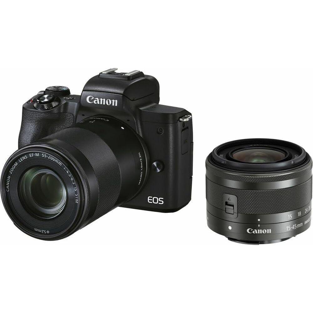 Buy Canon,Canon EOS M50 Mark II Mirrorless Camera Twin Lens Kit | 24.1MP 4K Vlogging Camera - Gadcet UK | UK | London | Scotland | Wales| Near Me | Cheap | Pay In 3 | Digital Cameras