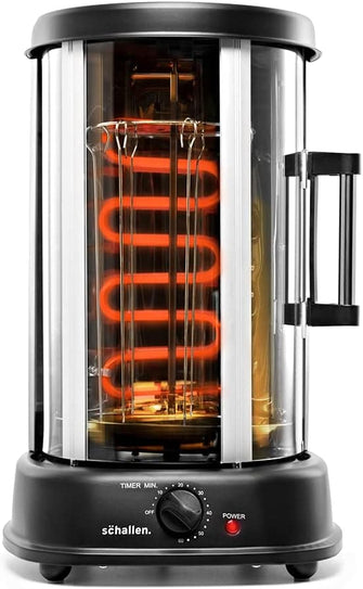 Buy Schallen,Schallen Electric 1500W 360 Rotating 21L Rotisserie Grill For Kebabs - Black - Gadcet UK | UK | London | Scotland | Wales| Ireland | Near Me | Cheap | Pay In 3 | Household Appliance Accessories