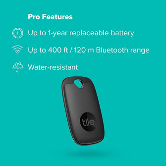 Buy Tile,Tile Pro (2022) Bluetooth Item Finder, 1 Pack, 120m finding range, works with Alexa and Google Smart Home, iOS and Android Compatible, Find your Keys, Remotes & More, Black - Gadcet  | UK | London | Scotland | Wales| Near Me | Cheap | Pay In 3 | Network Cards & Adapters